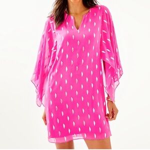 Lilly Pulitzer Shalynn Silk Caftan 6